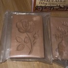 3 Vintage E Otto Schmidt Wooden Springerle Cookie Stamp Press Rose Molds- In Box