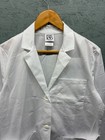 Cherokee Project Lab Lab Coat Men   s Size Medium White Modern Classic Uniform