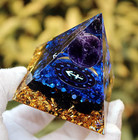 Sagittarius Orgonite Natural Pyramid Stone Crystal Energy Healing Reiki Chakra