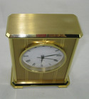 Chelsea Company Usa Solid Brass Embassy Desk Clock  Quartz Movement  Works 5 3 4