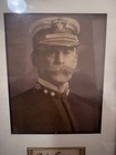 Vintage Robert E  Peary Signed Photo Display Framed Us Navy Rear Admiral Auto