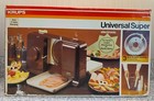Krups Universal Super Electric Slicer 375 Compact Foldable 120v Tested 