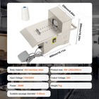 Manual Sausage Linker Machine Sausage Stuffer Knotting Machine 200w Electric New
