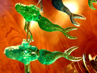 Vintage Barware Accessories Mermaid Drinking Glass Rim Decorations Lot Of 6