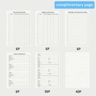 Refillable Address Book With Alphabetical Tabs  600 Entry Spaces Large Print