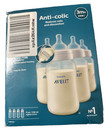 Philips Avent Anti-colic Baby Bottle 4 Pack 11oz 330ml 3m  Clear Bpa Free