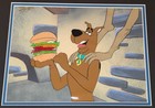 1980s Scooby Doo Production Animation Cel On Hand Painted Background - 13 Ghosts