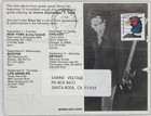 Vintage 1999 Steve Vai The Ultra Zone Guitar Mail Advertising Card Rare P2