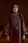 Batik 3pc Unstitched Winter Suit Heavy Embroidered Dhanak Shawl Trouser