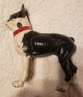 Vintage Cast Iron Boston Terrier  Bull Dog  Door Stop  Forward Facing