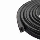 B006 Flexible Flocked Rubber Glass Run Channel For Universal Rv 100 Feet