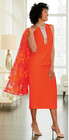 12 Ashro Orange Summer Formal Dress Church Easter Wedding Party Yuki Skirt Suit