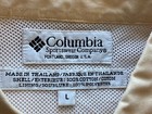 Columbia Pfg Yellow Mesh Lined Short Sleeve Fishing Outdoor Shirt Size L-xl Vent