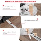 450mm 27 Angle Miter Gauge Table Saw Router Woodwork Brass Handle Jiont Jig Us