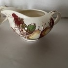 Vintage Nasco Fruit Arbor Covered Sugar Dish And Creamer 1930   s