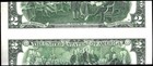 2013  2 Frn Fr 1940 K 2 Different Serial Numbers Miscut Error Fantasy