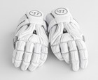 Warrior Burn Pro Mens Medium Lacrosse Gloves White Impax Lt Adult Protective Vgc