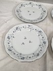 Set Of 4 Vintage Johann Haviland Blue Garland 10  Dinner Plates Fine China