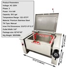220v 3ph 14 4kw Commercial Electric Tilting Skillet Braising Pan 38gal 122   572  f