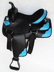 Western Cordura Trail Barrel Pleasure Horse Saddle Bridle Black 4996