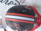 Alan Bowman Signed Oklahoma State Osu Cowboys Mini Helmet W  Go Pokes Jsa Coa