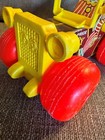 Vintage 1965 Fisher Price Jolly Jalopy Circus Clown Pull Toy  724 