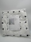 Pottery Barn Kids Black And White Tufted Dotted Bed Canopy 100 5   a11h
