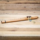 Hawk Native American Style Decorated Backpacker Flute In A Minor White Cedar