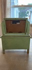Antique 1930s A s  Payne Green Wood Tabletop Vanity Mirror   Salesman   s Sample