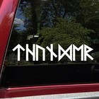 Custom Viking Runes Vinyl Decal Elder Futhark Text Sticker 1 -20  20 Colors