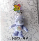 Care Bears Harmony Bear Charm Felted Pendant With Chain New
