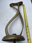 Antique Or Vintage Brass Shoe Shine Cobbler Stand And or Barber Shop Footrest