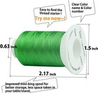 32 Madeira Colors Polyester Embroidery Machine Thread Kit 500m  550y  Similar