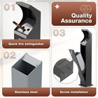 Standing Cigarette Butt Disposal Standing Ashtray Cigarette W inner Bucket