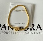 Authentic Moments Family Tree Heart Claps Snake Chain Bracelet Size 7 5 In