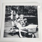 Vintage B w Photos Of Child On Murray Super Sonic Jet Pedal Car 3 5 X 3 5     2 