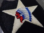 Vintage Us Army 2nd Second Infantry Indian Head Patch Korean War Era Snow Back