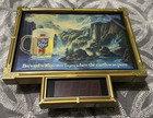Vintage Heileman s Old Style Beer Waterfall Led Digital Clock Lighted Sign