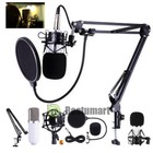 Professional Audio Condenser Microphone Kit Vocal Studio Recording Set Stand Usa