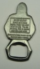 Chief Ouray Beer Bottle Opener Cast Metal  Made In Canada  Ute  Colorado