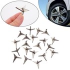 40pcs Tire Puncture Triangle Spikes Carbon Steel Nails Vehicle Anti-theft I5i8
