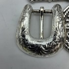 Lot Of 7 Silver Tone Rhinestone Cowgirl Western Buckles Ariat Unbranded