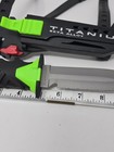Ocean Master Pointed Dive Knife Titanium Beta Alloy With Sheath - Green
