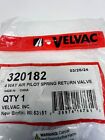 Velvac 1 8  External Pilot Port 4 Way Air Pilot Spring Return Valve 320182