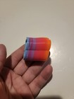 Mini Slinky Style Toy Rainbow Multi Color Spring Coil Foot Shape 
