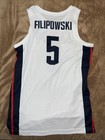 Usa Fiba Men   s 3x3 U18 Team 2021 - Kyle Filipowski Game Worn Jersey short- White