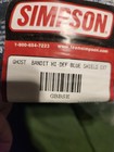 Simpson Face Shield Ghost Bandit Hi-def Blue New