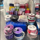 Mixed Lot Of 120 Rolls Of Ribbon For Bow Making   Hair Clips  Headbands  Etc 