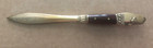 Vintage Bronze Ware Letter Opener W  Box  s  Wood Inlaid