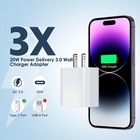 Wholesale Lot 20w Usb-c Power Adapter Fast Charger For Iphone Ipad Pro Samsung